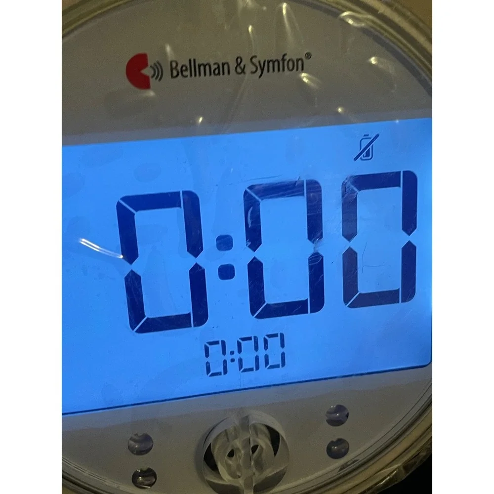Bellman & Symfon Alarm Clock Pro BE1370 Loud 100dB White CLOCK ONLY